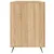Produktbild 7 för Skrivbord sonoma-ek 140x50x75 cm konstruerat trä