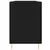 Produktbild 7 för Skrivbord svart 140x50x75 cm konstruerat trä