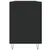 Produktbild 7 för Skrivbord svart 140x50x75 cm konstruerat trä