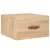 Produktbild 2 för Väggmonterat sängbord sonoma-ek 35x35x20 cm