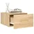 Produktbild 4 för Väggmonterade sängbord 2 st sonoma-ek 35x35x20 cm