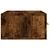 Produktbild 7 för Väggmonterat sängbord rökfärgad ek 35x35x20 cm