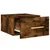 Produktbild 7 för Väggmonterat sängbord 2 st rökfärgad ek 35x35x20 cm