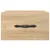 Produktbild 5 för Väggmonterat sängbord sonoma-ek 35x35x20 cm