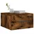 Produktbild 3 för Väggmonterat sängbord 2 st rökfärgad ek 35x35x20 cm