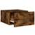Produktbild 7 för Väggmonterat sängbord 2 st rökfärgad ek 35x35x20 cm