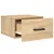 Produktbild 7 för Väggmonterade sängbord 2 st sonoma-ek 35x35x20 cm