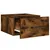 Produktbild 7 för Väggmonterat sängbord 2 st rökfärgad ek 35x35x20 cm