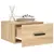 Produktbild 4 för Väggmonterade sängbord 2 st sonoma-ek 35x35x20 cm