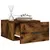 Produktbild 4 för Väggmonterat sängbord 2 st rökfärgad ek 35x35x20 cm