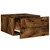 Produktbild 7 för Väggmonterat sängbord 2 st rökfärgad ek 35x35x20 cm