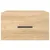 Produktbild 6 för Väggmonterade sängbord 2 st sonoma-ek 35x35x20 cm