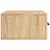 Produktbild 7 för Väggmonterat sängbord sonoma-ek 35x35x20 cm