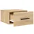 Produktbild 7 för Väggmonterade sängbord 2 st sonoma-ek 35x35x20 cm