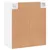 Produktbild 8 för Väggskåp vit 60x31x70 cm konstruerat trä