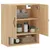 Produktbild 4 för Väggskåp sonoma-ek 60x31x70 cm konstruerat trä