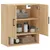 Produktbild 4 för Väggskåp sonoma-ek 60x31x70 cm konstruerat trä