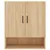 Produktbild 5 för Väggskåp sonoma-ek 60x31x70 cm konstruerat trä
