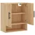 Produktbild 6 för Väggskåp sonoma-ek 60x31x70 cm konstruerat trä