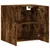 Produktbild 6 för Väggskåp rökfärgad ek 60x31x60 cm konstruerat trä
