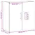Produktbild 12 för Väggskåp vit 60x31x60 cm konstruerat trä