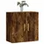 Produktbild 3 för Väggskåp rökfärgad ek 60x31x60 cm konstruerat trä