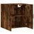Produktbild 6 för Väggskåp rökfärgad ek 60x31x60 cm konstruerat trä