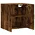 Produktbild 6 för Väggskåp rökfärgad ek 60x31x60 cm konstruerat trä