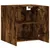Produktbild 6 för Väggskåp rökfärgad ek 60x31x60 cm konstruerat trä