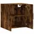 Produktbild 6 för Väggskåp rökfärgad ek 60x31x60 cm konstruerat trä