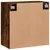 Produktbild 8 för Väggskåp rökfärgad ek 60x31x60 cm konstruerat trä