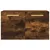 Produktbild 5 för Väggskåp rökfärgad ek 60x36,5x35 cm konstruerat trä
