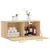 Produktbild 4 för Väggskåp sonoma-ek 80x36,5x35 cm konstruerat trä