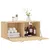 Produktbild 4 för Väggskåp sonoma-ek 80x36,5x35 cm konstruerat trä