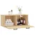 Produktbild 3 för Väggskåp sonoma-ek 80x36,5x35 cm konstruerat trä