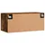 Produktbild 8 för Väggskåp rökfärgad ek 80x36,5x35 cm konstruerat trä