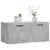 Produktbild 3 för Väggskåp betonggrå 80x36,5x35 cm konstruerat trä