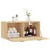 Produktbild 4 för Väggskåp sonoma-ek 80x36,5x35 cm konstruerat trä
