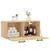 Produktbild 4 för Väggskåp sonoma-ek 80x36,5x35 cm konstruerat trä