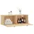 Produktbild 4 för Väggskåp sonoma-ek 100x36,5x35 cm konstruerat trä