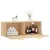 Produktbild 4 för Väggskåp sonoma-ek 100x36,5x35 cm konstruerat trä