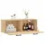 Produktbild 4 för Väggskåp sonoma-ek 100x36,5x35 cm konstruerat trä