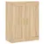 Produktbild 2 för Väggskåp sonoma-ek 69,5x34x90 cm konstruerat trä