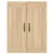 Produktbild 7 för Väggskåp sonoma-ek 69,5x34x90 cm konstruerat trä