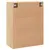 Produktbild 9 för Väggskåp sonoma-ek 69,5x34x90 cm konstruerat trä