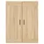 Produktbild 6 för Väggskåp sonoma-ek 69,5x34x90 cm konstruerat trä
