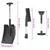 Produktbild 8 för Snöspade set 3-i-1 svart aluminium