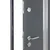 Produktbild 8 för Ytterdörr antracit 100x200 cm aluminium