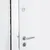 Produktbild 7 för Ytterdörr vit 90x200 cm aluminium