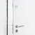 Produktbild 6 för Ytterdörr vit 110x207,5 cm aluminium